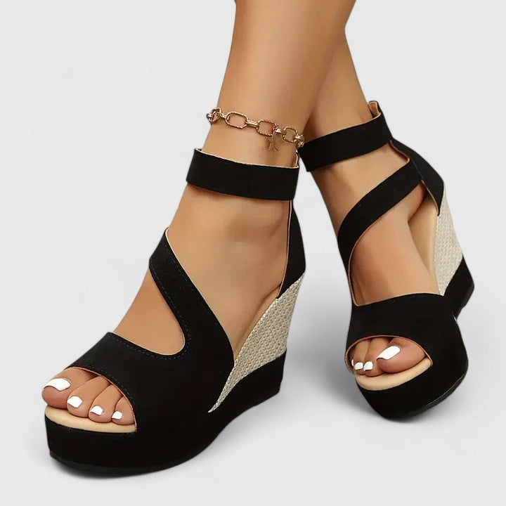 Aviana - Sandales Orthopédiques à Talon Wedge