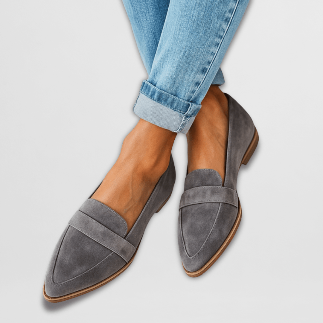 Helen | Chaussons orthopédiques en daim doux